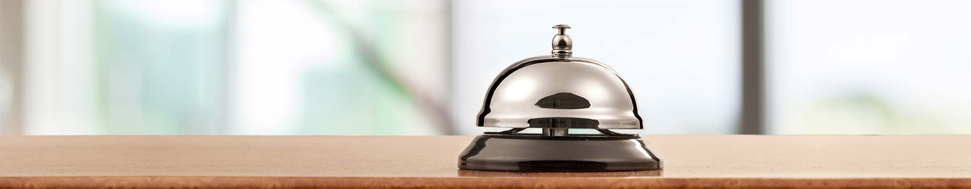 Nahaufnahme Service-Klingel